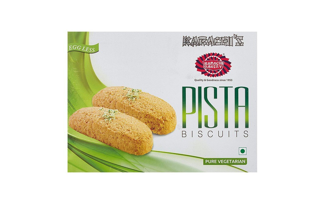 Karachi Bakery Pista Biscuits    Box  400 grams